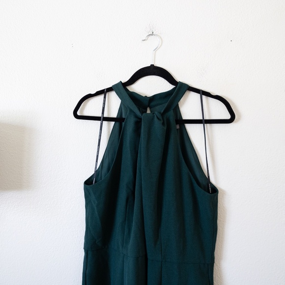 Julia Jordan Dark Green Women's Jumpsuit w/ Pockets - Picture 6 of 6
